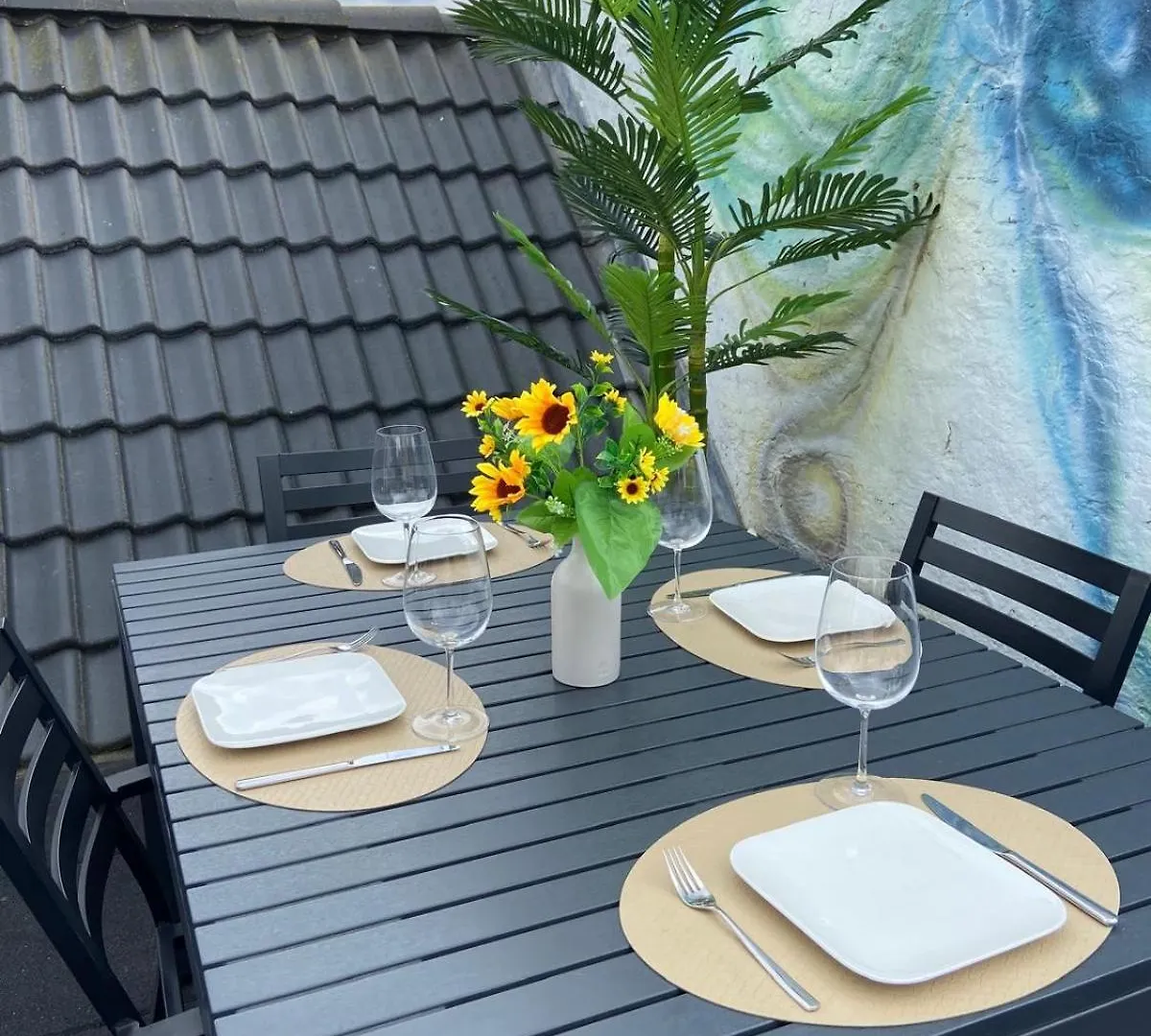 The Rooftop - A Trendy New Apartment With Airconditioning, Large Terrace & Free Parking أوستيند